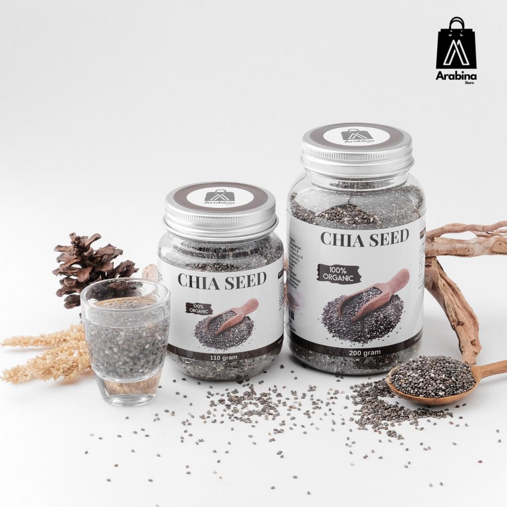 Arabina Biji Chia Seeds Organic Cia Chea Cea Seed Untuk Diet Ori