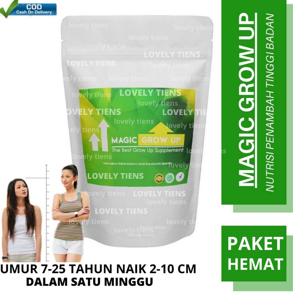 

Susu peninggi badan MAGIC GROW UP / Peninggi badan cepat / peninggi badan ampuh / peninggi herbal