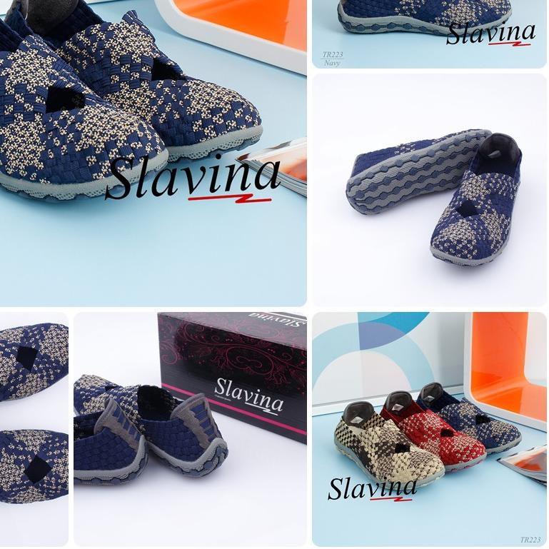 ✧ Sepatu Slavina Flat Rajut TR223 ◊