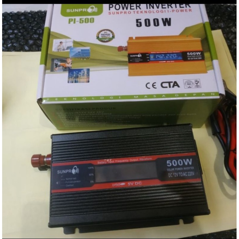 Power Inverter 500 Watt Sunpro / SMT 500 Watt