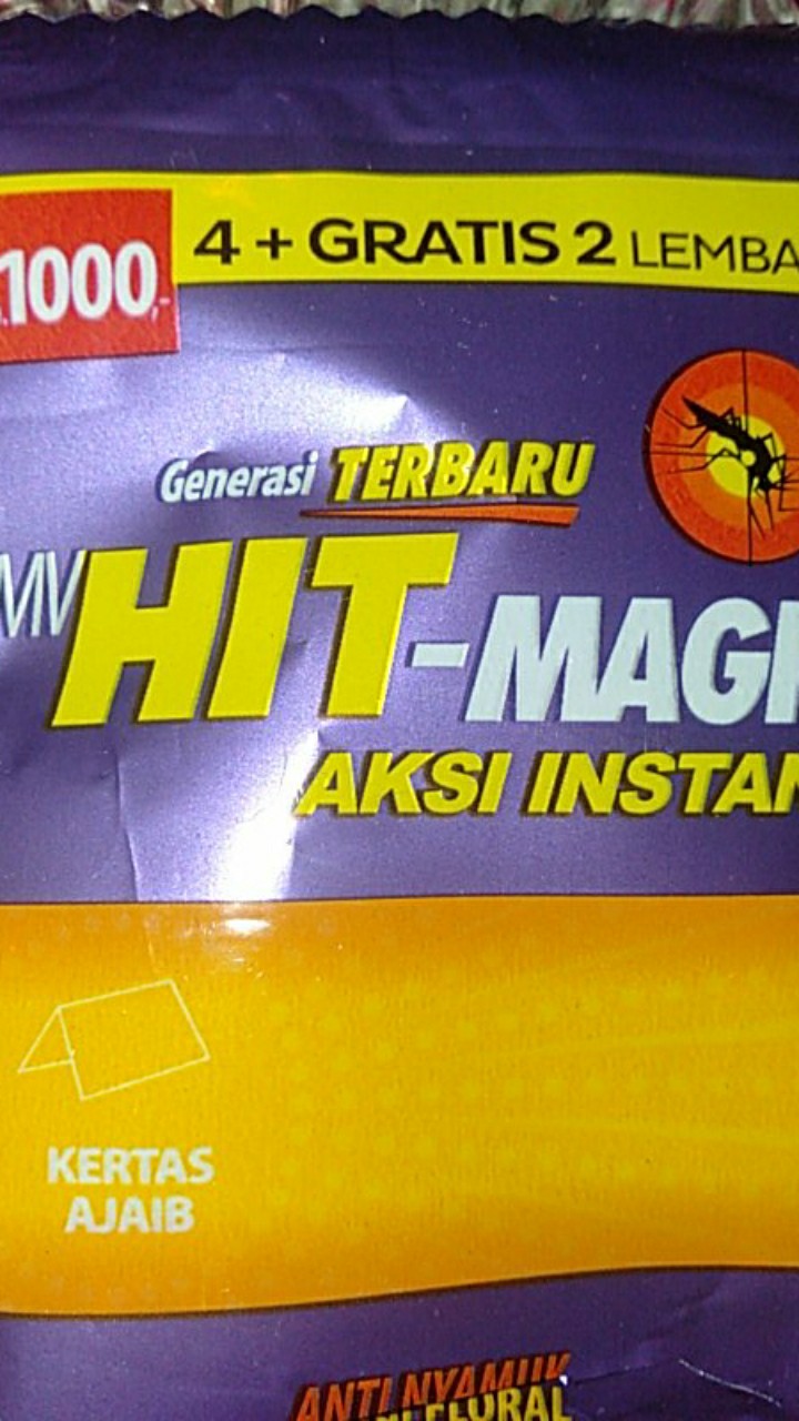 Hit Magic Instan Kertas Obat Anti Nyamuk Bakar Semut Kecoa Serangga Fresh Floral Eceran Grosir