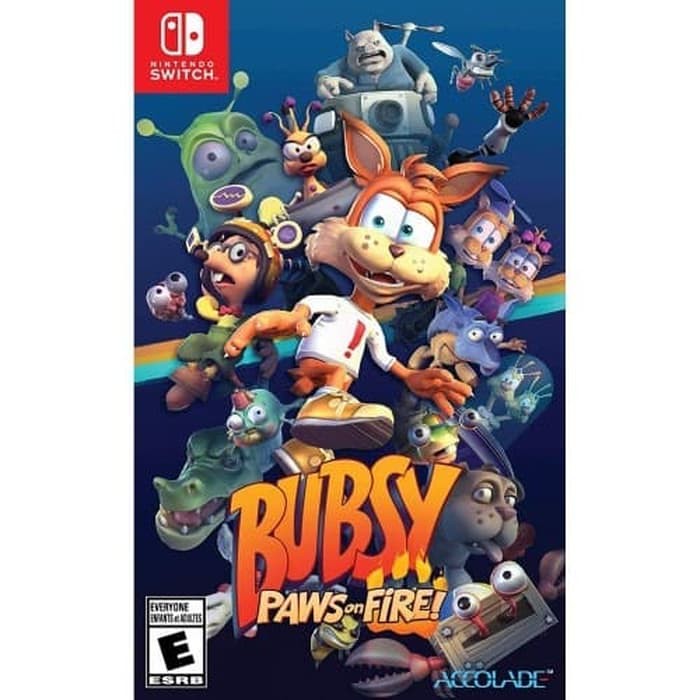 Bubsy Paws on Fire Switch Nintendo Switch GamePS4