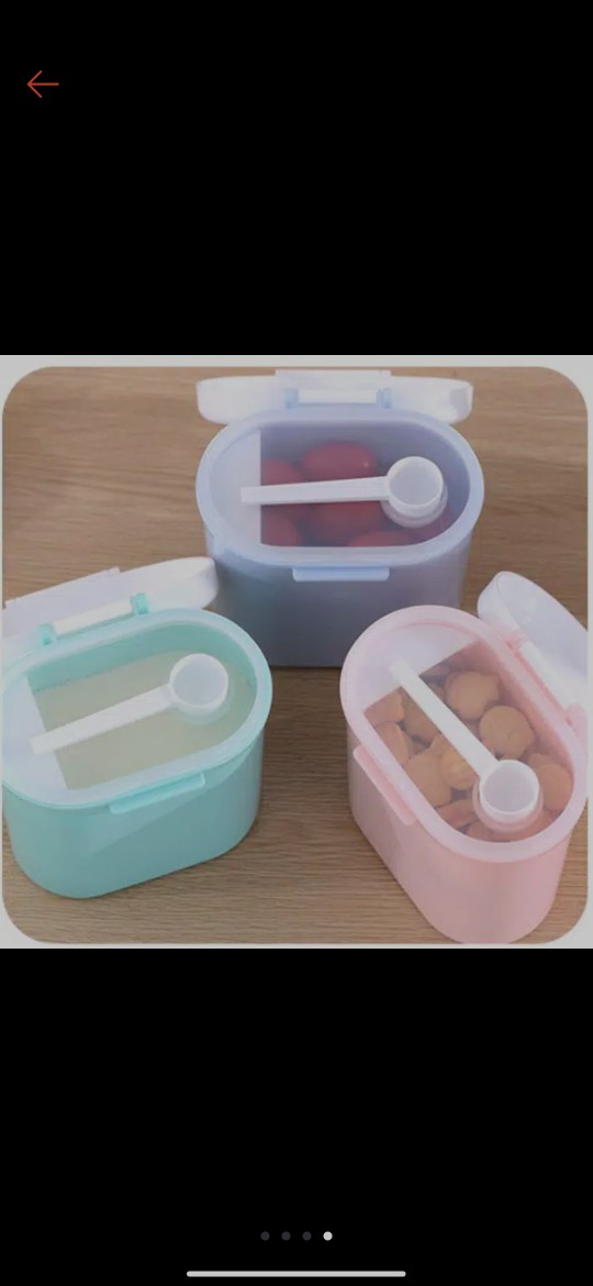 Toples Tempat Penyimpanan Susu Bubuk Traveling Portable Large 800 Ml