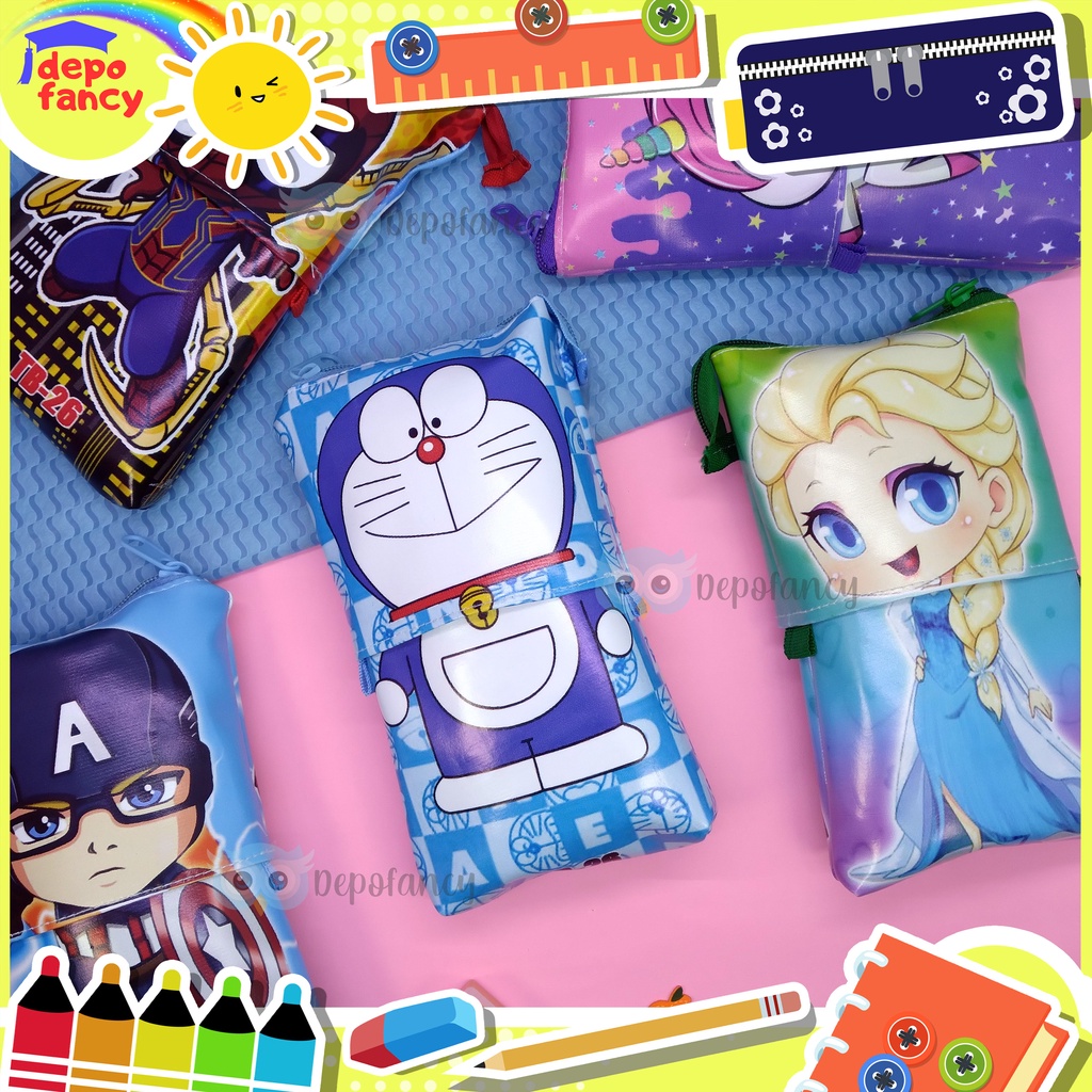 

Kotak Pensil Kain 1 Resleting Sliding TB25 / Tepak / Tempat Pensil / Boks Pensil / Box Pen / Pencil Case