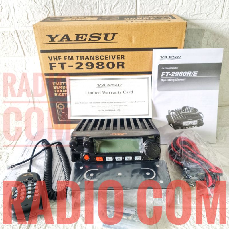 RADIO RIG YAESU FT 2980R MURAH VHF PENGGANTI YAESU FT2900 MURAH - RIG MOBIL YAESU FT 2980R VHF MURAH RIG YAESU FT2980 FT 2980 VHF