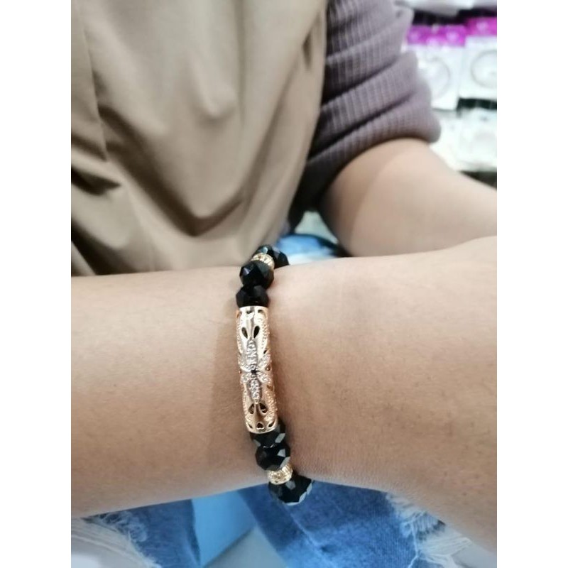 gelang tangan wanita gelang kristal ceko perhiasan