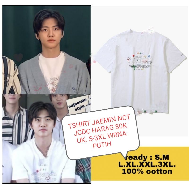 T-SHIRT KAOS NA JAEMIN NCT JCDC