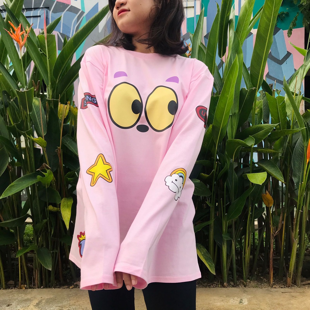 Longsleeve Uta Eyes Pink Diva Anime Manga One Piece Premium Unisex