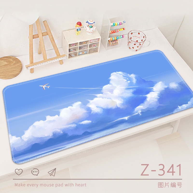 Mouse Pad Ukuran Besar Bahan Karet Tebal Untuk Meja Komputer