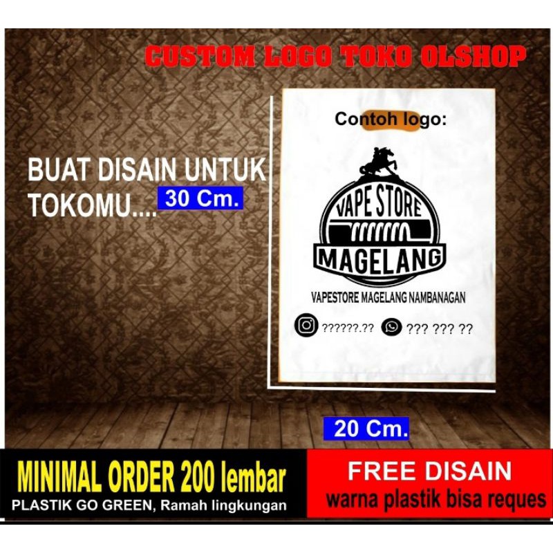 

CETAK SABLON PLASTIK 20 X 30 IKLAN Sablon tokomu