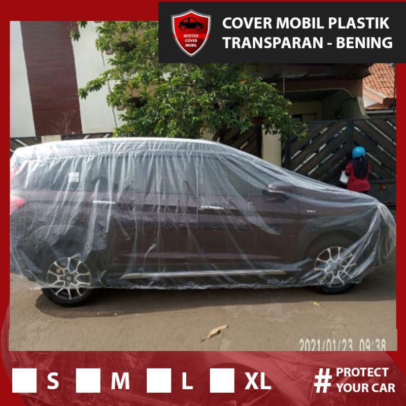 Cover Mobil Plastik Disposable Transparan