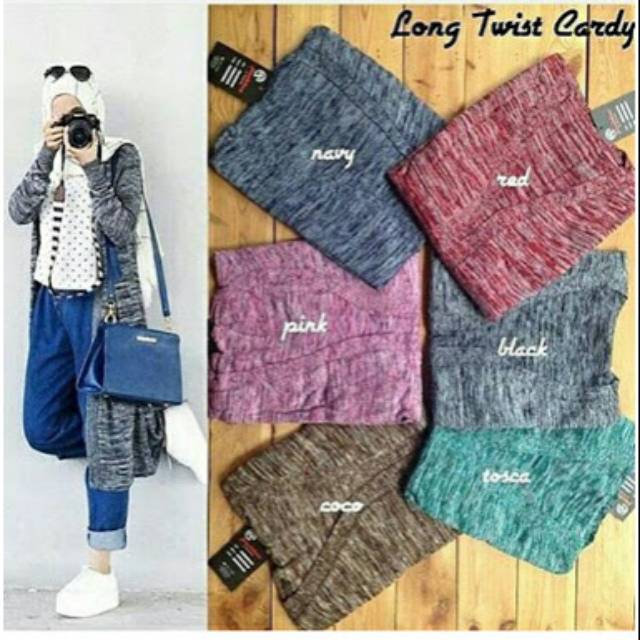 Lizzy - LONG TWIST CARDIGAN