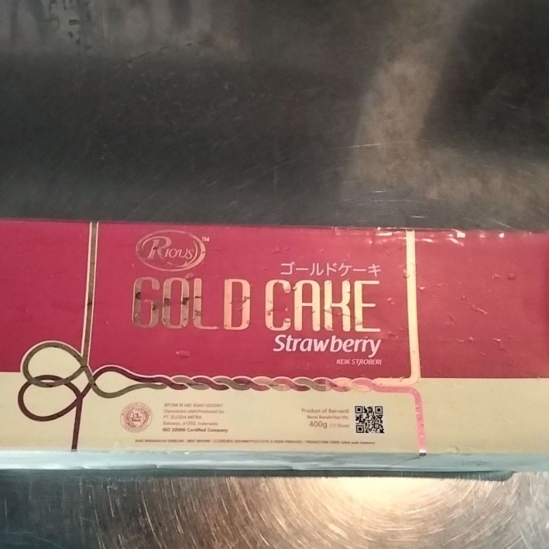 

GOLD CAKE STRAWBERRY 400 GR