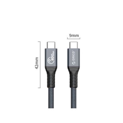 Usb-c thunderbolt 3 4 to type-c cable orico 80cm charge data sync 40Gbps 8k 4k 60hz pd 100w usb 4.0 tbz4-08