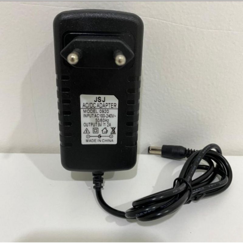 adaptor speaker portable advance dat 9v 2a jack besar