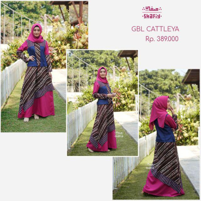 Gamis Batik Etnik Cattleya