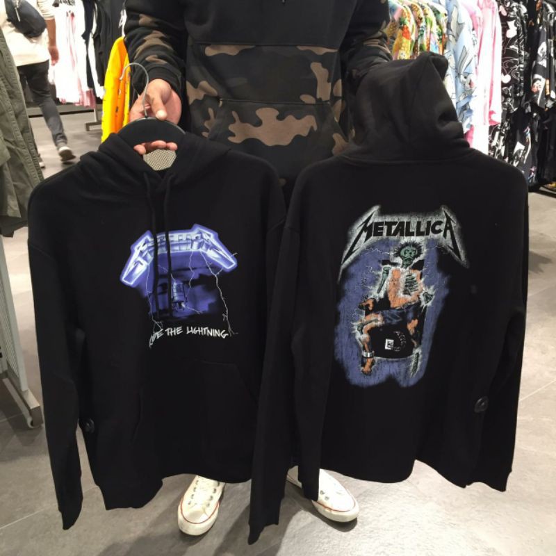 metallica h&m hoodie