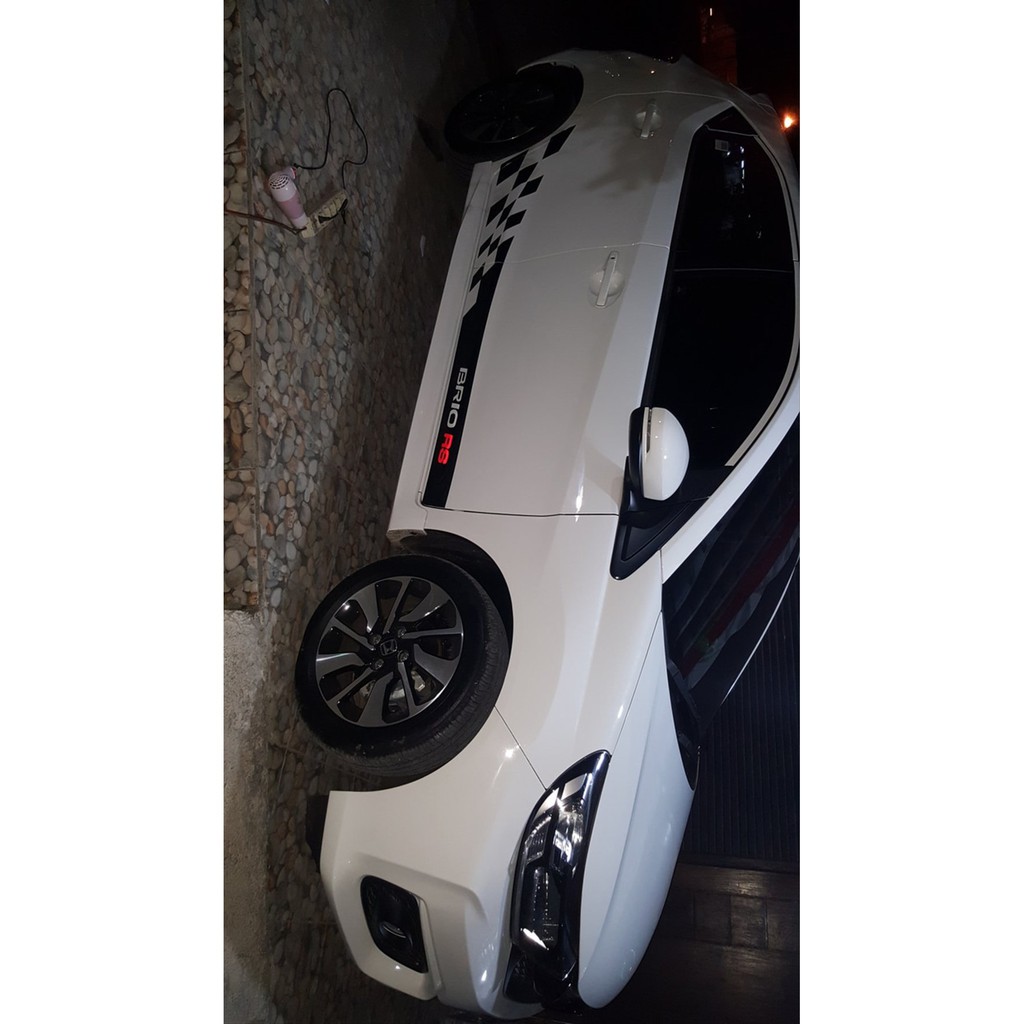 [COD] promo termurah stiker mobil brio cutting stiker brio rs