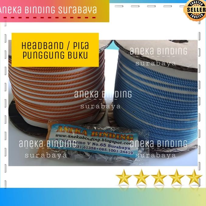 

PITA PUNGGUNG BUKU / CAPITAL BAND/ HEAD BAND/ TALI PITA JILID BUKU