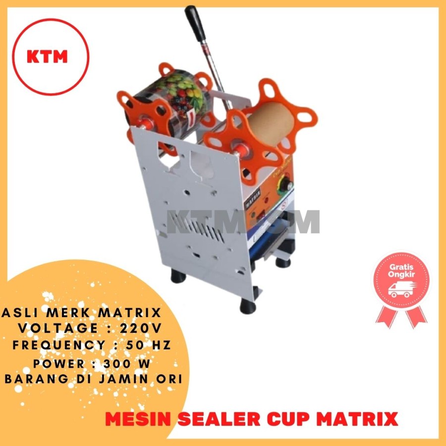 MESIN PRESS CUP / CUP ES / MATRIX CUP SEALER SEALING MACHINE MTX-D1