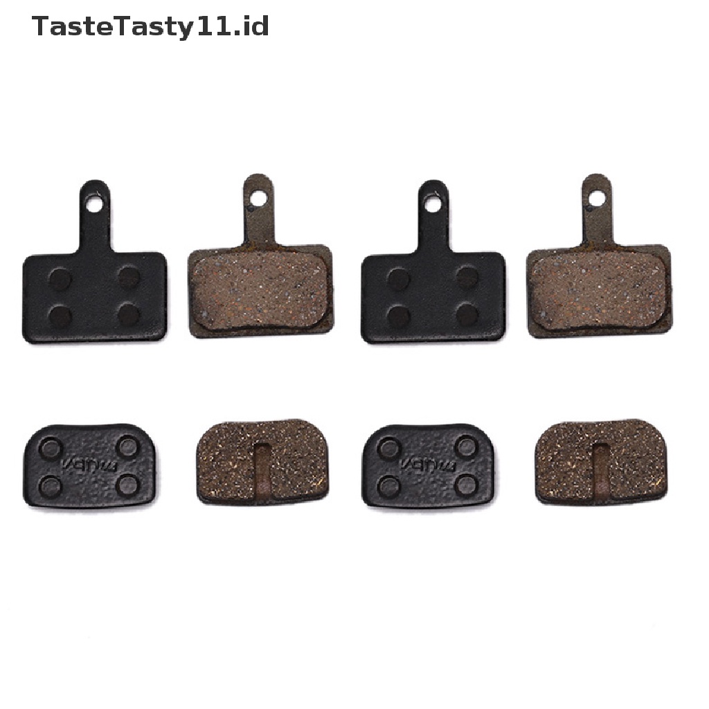 (TasteTasty) 1 Pasang Kampas Rem Cakram Sepeda Bahan Semi Metal Resin