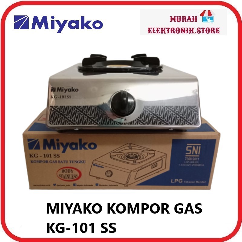 MIYAKO KOMPOR GAS KG-101 SS 1 TUNGKU