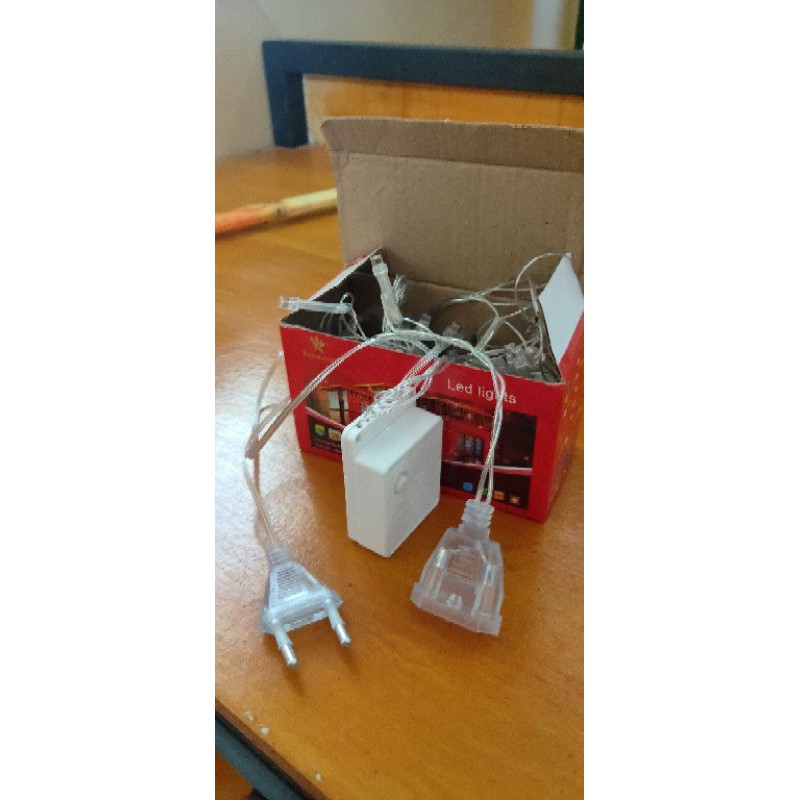 lampu led light natal/ lampu tumblr/ lampu dekorasi 10meter 100led warna warm white(kuning)