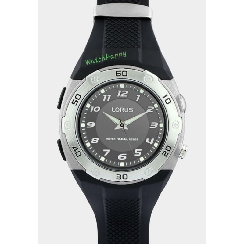 WatchHappy Lorus R2333DX9 Mens Sport Analog Sport Rubber Straps Original