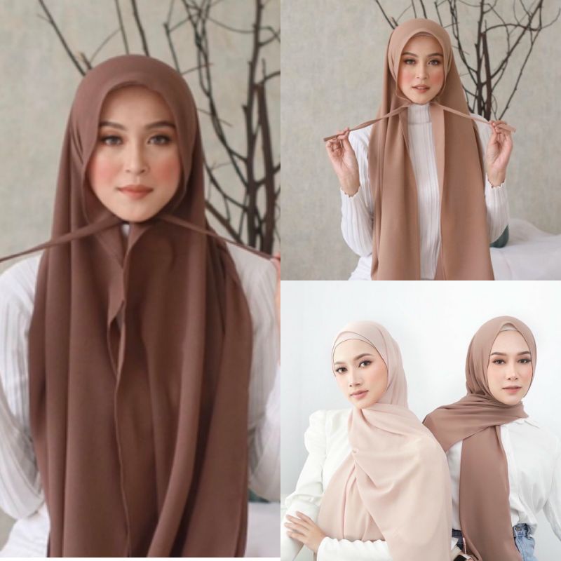 JILBAB PASHMINA TALI JAHIT TEPI