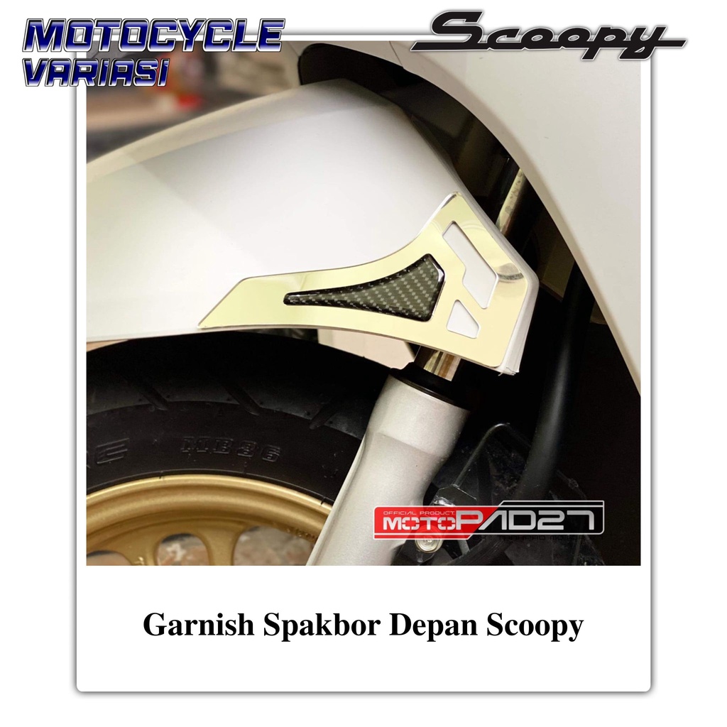 Garnish Spakbor Depan Scoopy Garnis Cover Spakbor Scoopy