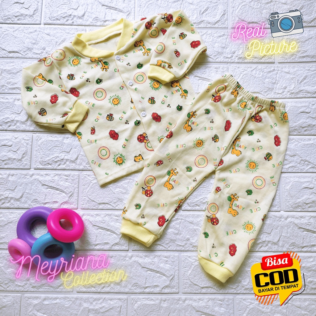 PROMO....!!! Paket Bundle Piyama Bayi Isi 3 Setelan Oblong Bayi Special Quality