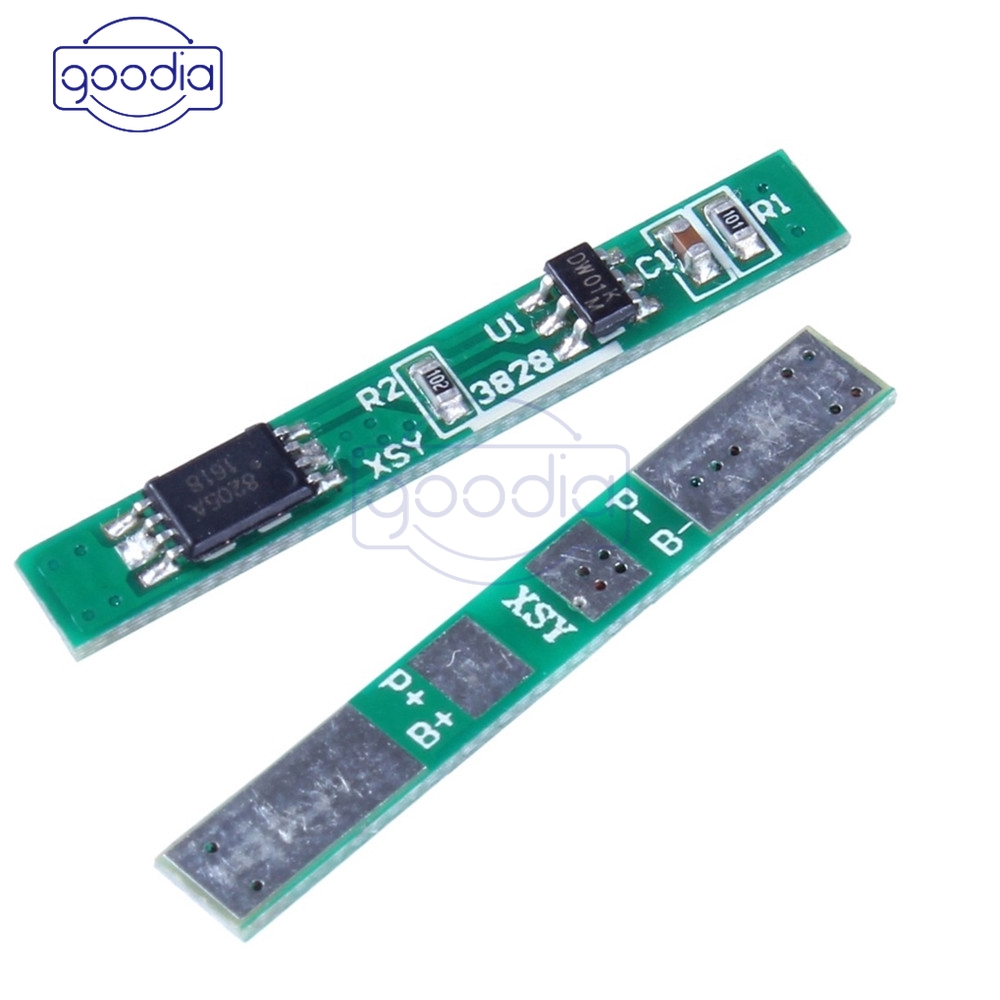 ✈【Fast/COD】✈Modul Board Pelindung Baterai Lithium Polymer BMS pcm 1S 3.7V 2.5A