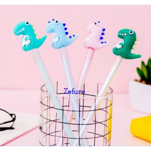 

pulpen gel dino / pulpen dinasaurus / pulpen lucu dan unik / pulpen murah