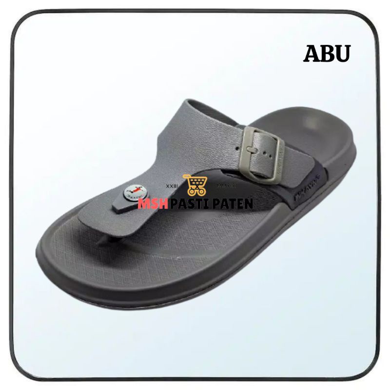 Sandal jepit pria merk INKAYNI YK 6022 ORIGINAL SIZE 39-44 Sandal gesper pria