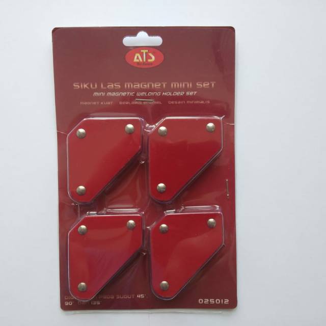 MAGNET SIKU LAS MINI SET 4 PCS / SIKU SUDUT MAGNET BESI LAS WELDING