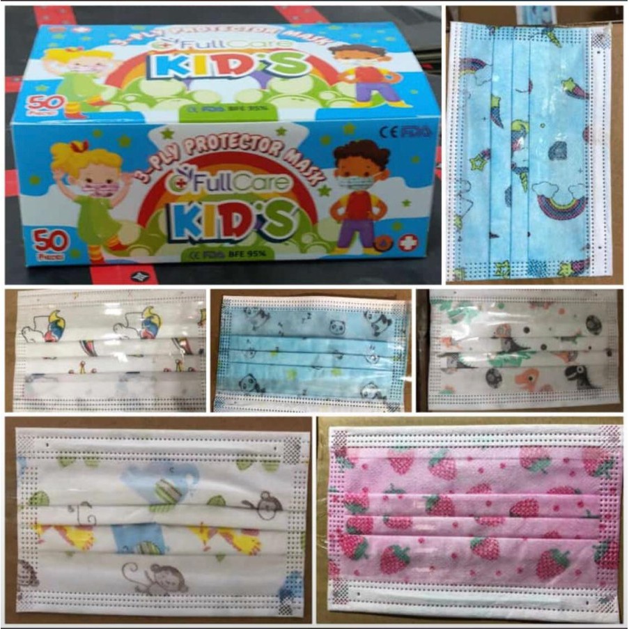 MASKER ANAK 3PLY MURAH BERKARAKTER READY STOCK isi 50pc