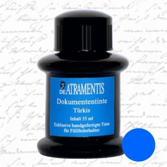 

NEW PRODUK DE ATRAMENTIS DOCUMENT INKS BOTTLE - PERMANEN & WATERPROOF