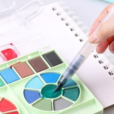 

giorgione water color cake murah 36 plastik warna with water brush sa