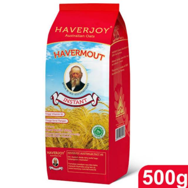 

Haverjoy Havermout Instant Bag 500gr
