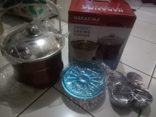 [garansi 1thn] Energi Saving 7 Liter Promo Sale Alat Masak Panci Kukus Presto Stainless Steel