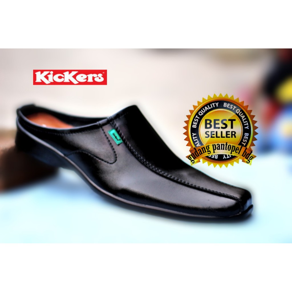 SENDAL SEPATU PRIA BUSTONG BAMS CROCODILE HITAM