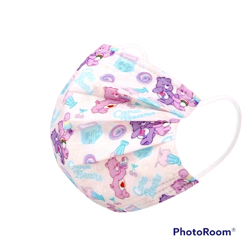 Masker Dewasa Purple Care Bears 3 Ply - Satuan