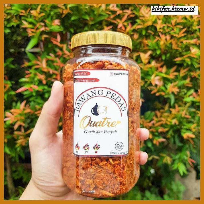 

Makanan-Kering- Bawang Goreng Pedas 250 Gram - Level 1 -Aneka.