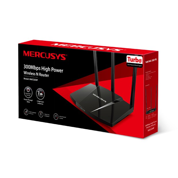 Mercusys MW330HP 300Mbps High Power Wireless N Router