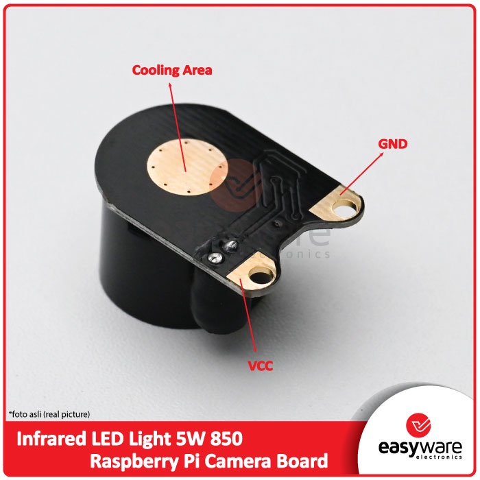 Night Vision Sensitive Infrared Light 3W for Raspberry Pi Camera