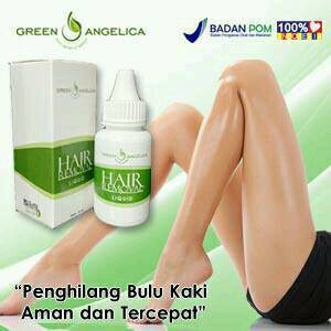 GREEN ANGELICA HAIR REMOVAL LIQUID - PERONTOK BULU KAKI TANGAN TERCEPAT AMPUH ORIGINAL