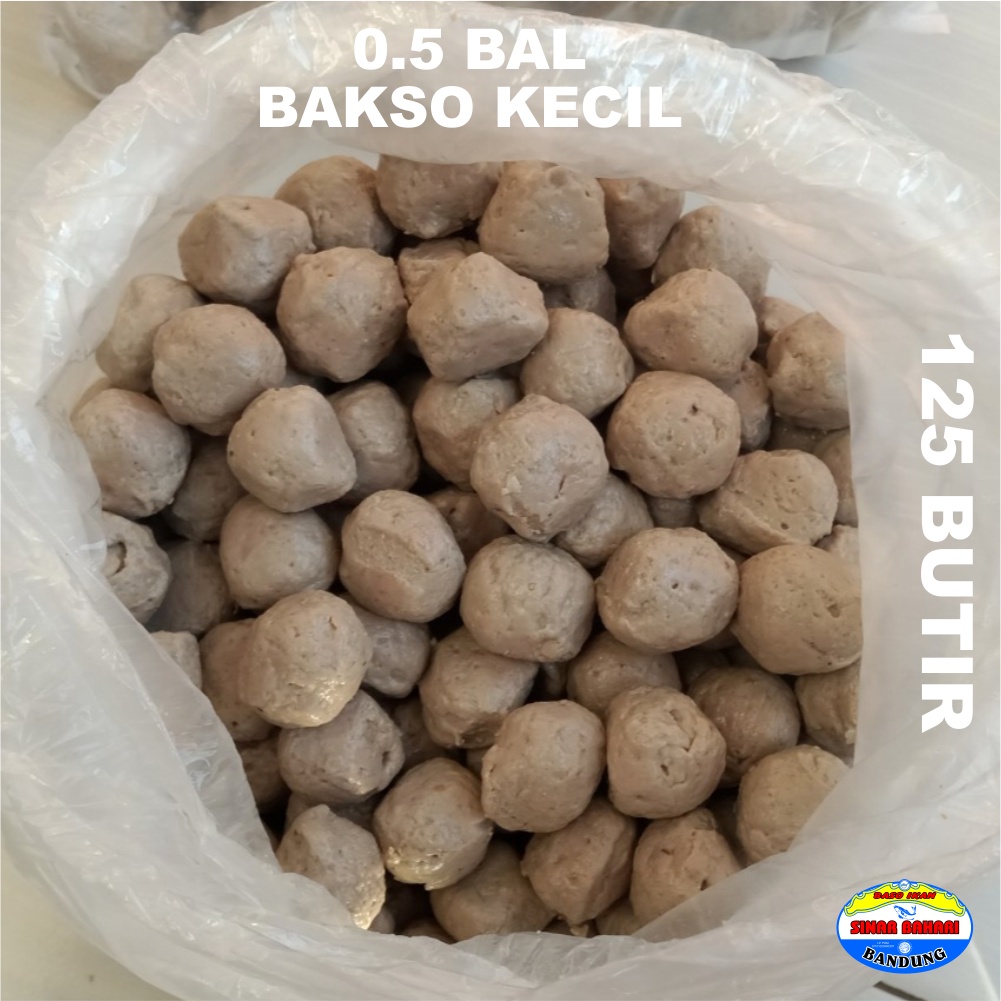 BAKSO / BASO IKAN SINAR BAHARI BANDUNG 0,5 Bal Bakso Ikan Kecil