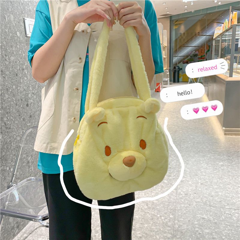 TAS WINNIE THE POOH TOTE BAG IMPOR BERUANG