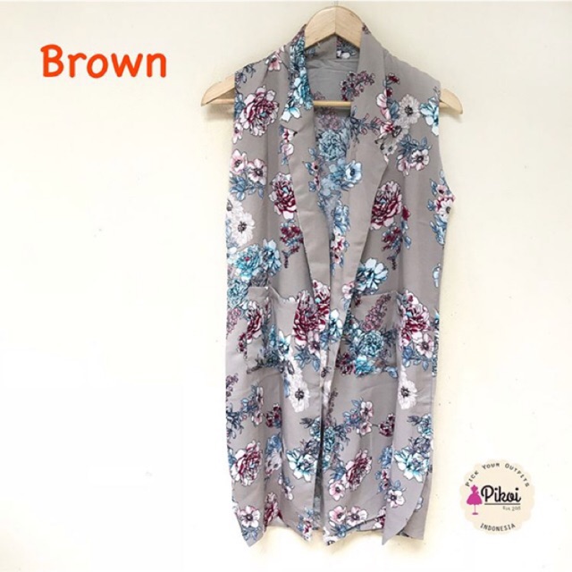 Cardigan katun wanita murah / kimono wanita / cardigan panjang bunga / cardigan pantai summer / 1495