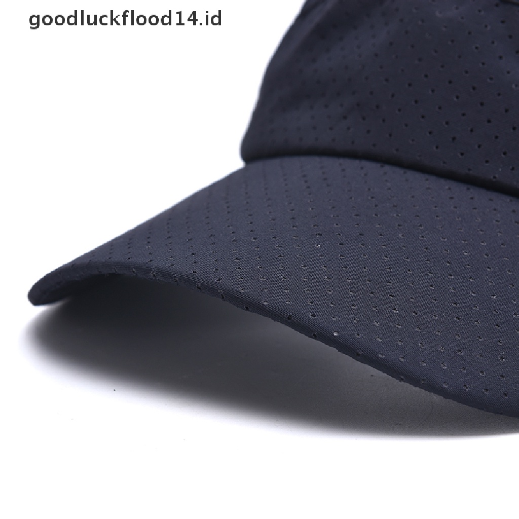 [OOID] Summer Unisex Empty Top Sun Visor Hat Breathable Sun Caps Anti-UV Hat Quick Dry ID